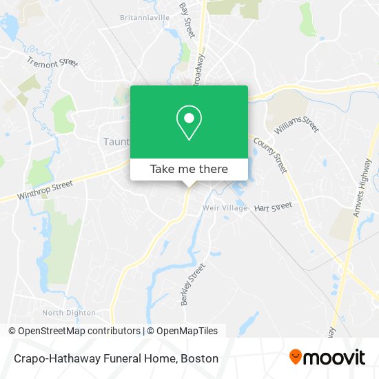 Crapo-Hathaway Funeral Home map