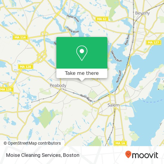 Mapa de Moise Cleaning Services