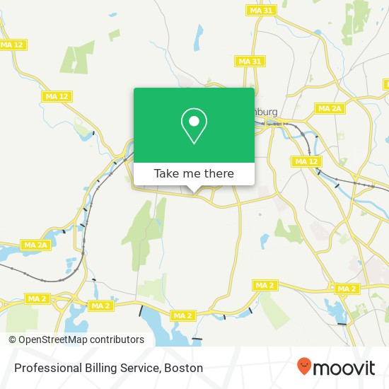 Professional Billing Service map