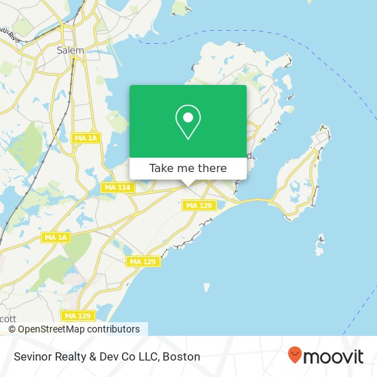 Sevinor Realty & Dev Co LLC map