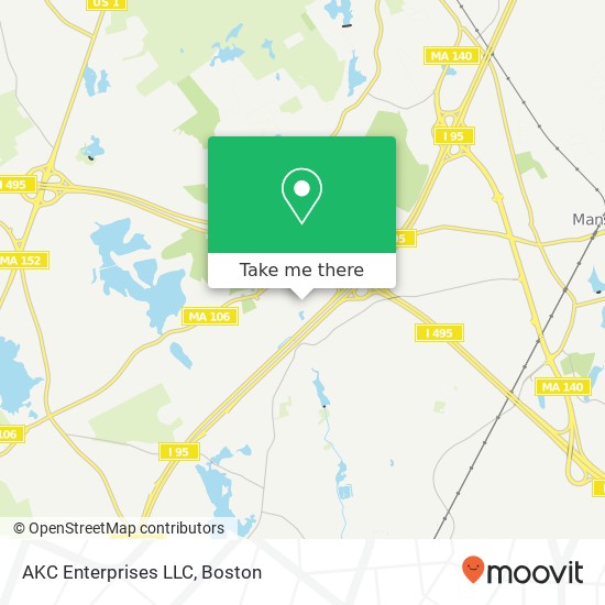 AKC Enterprises LLC map