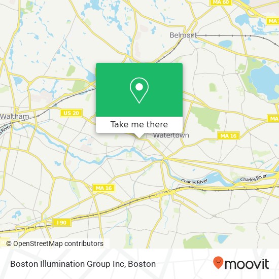 Boston Illumination Group Inc map