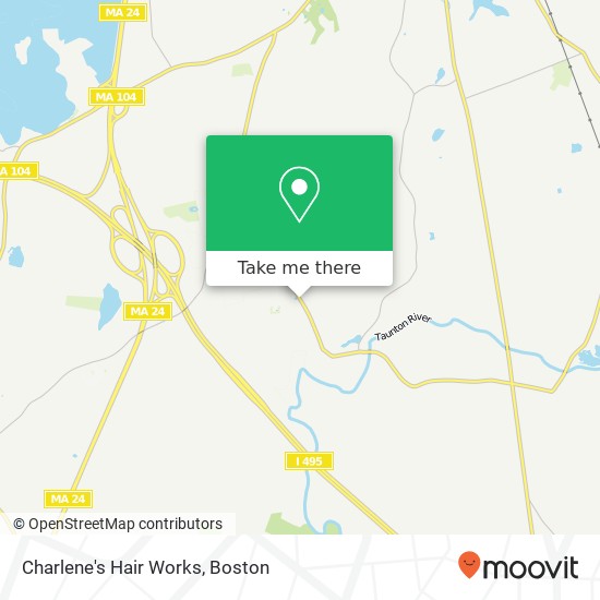 Charlene's Hair Works map