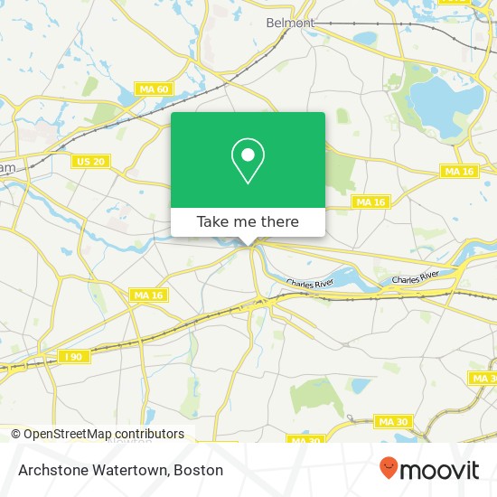 Mapa de Archstone Watertown