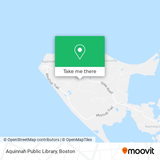 Mapa de Aquinnah Public Library