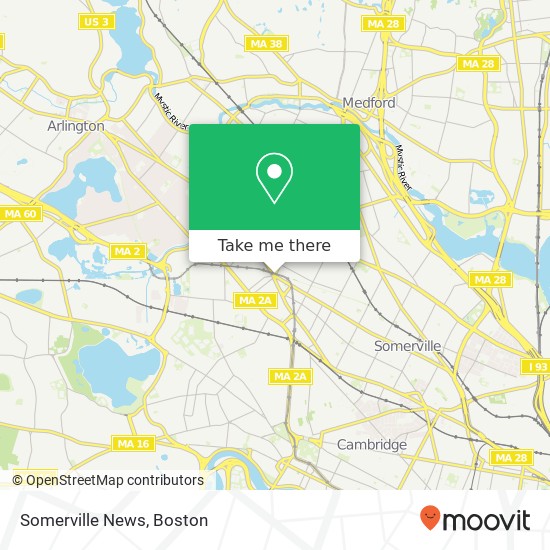 Mapa de Somerville News