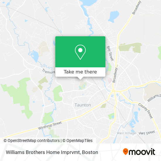 Williams Brothers Home Imprvmt map