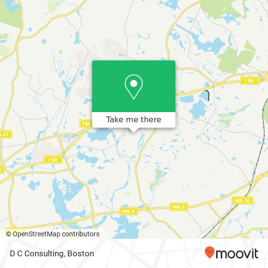 D C Consulting map