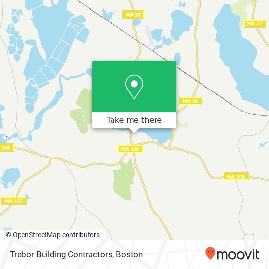 Trebor Building Contractors map