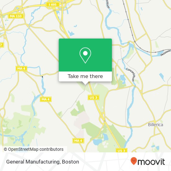 Mapa de General Manufacturing