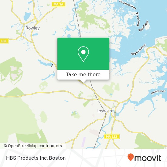 Mapa de HBS Products Inc