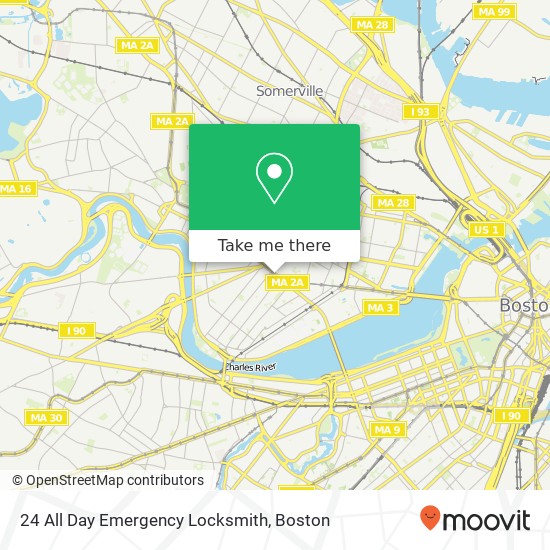 Mapa de 24 All Day Emergency Locksmith