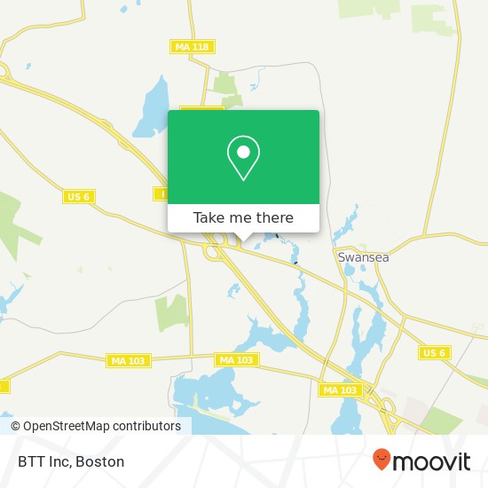 BTT Inc map