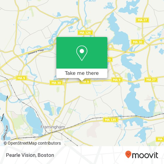 Mapa de Pearle Vision