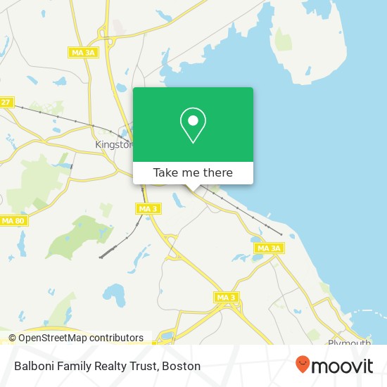 Mapa de Balboni Family Realty Trust