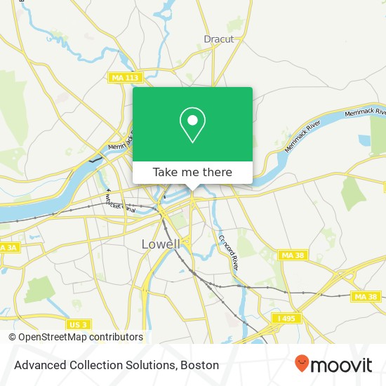 Mapa de Advanced Collection Solutions