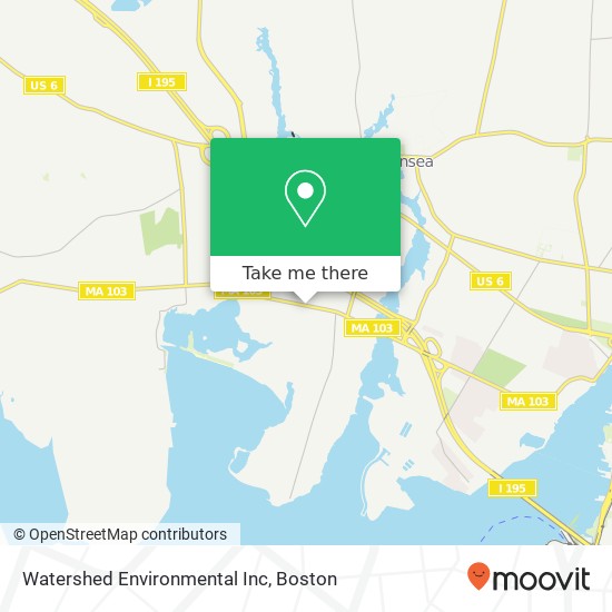 Mapa de Watershed Environmental Inc