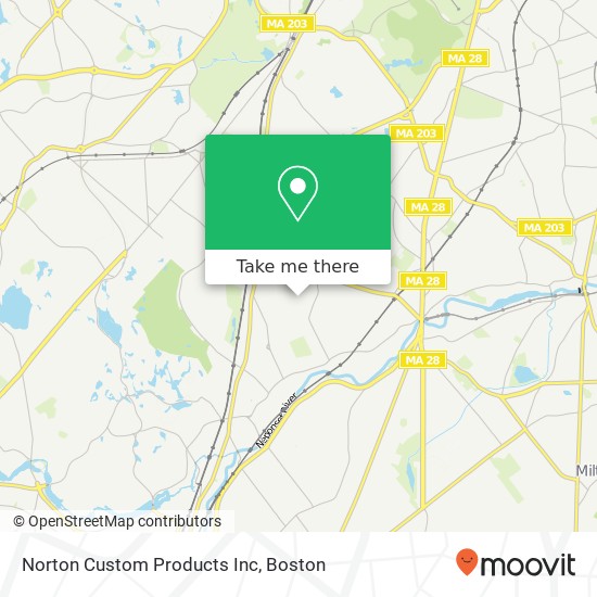 Norton Custom Products Inc map