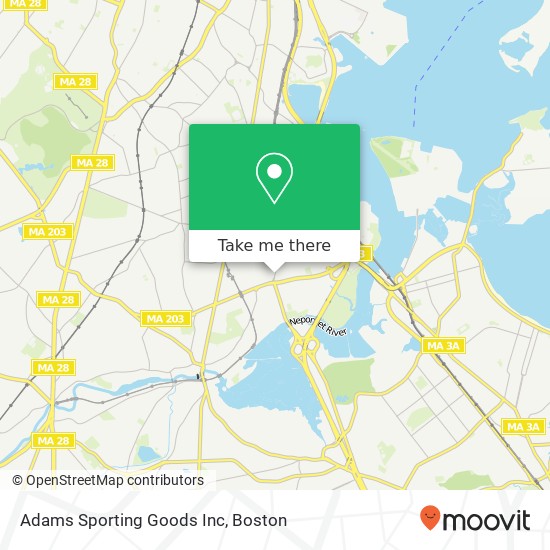 Adams Sporting Goods Inc map