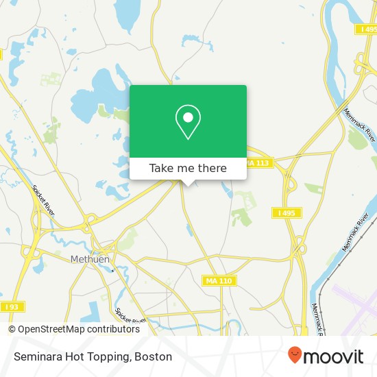 Seminara Hot Topping map