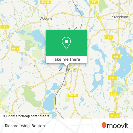 Richard Irving map