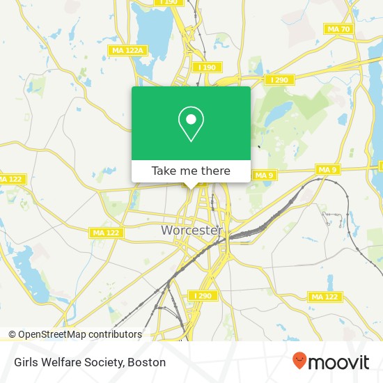 Girls Welfare Society map