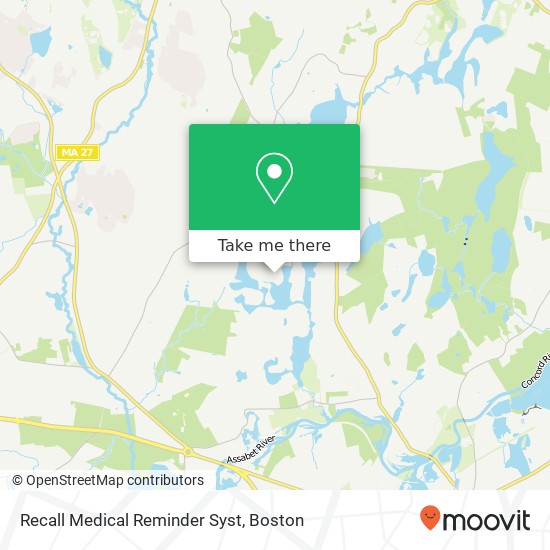 Mapa de Recall Medical Reminder Syst