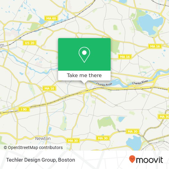 Techler Design Group map