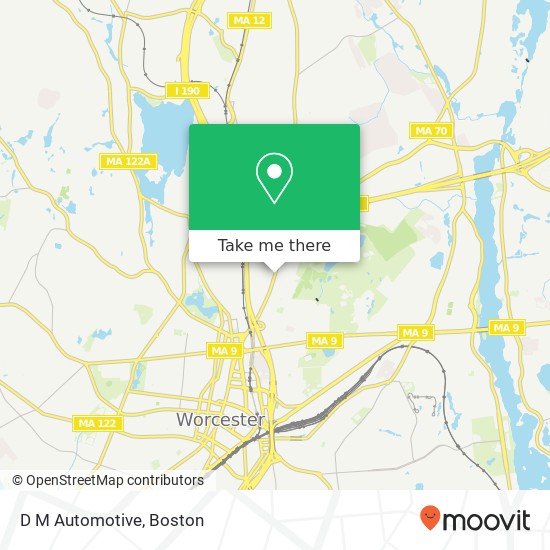 D M Automotive map