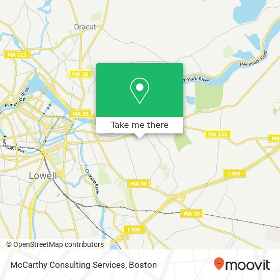 McCarthy Consulting Services map