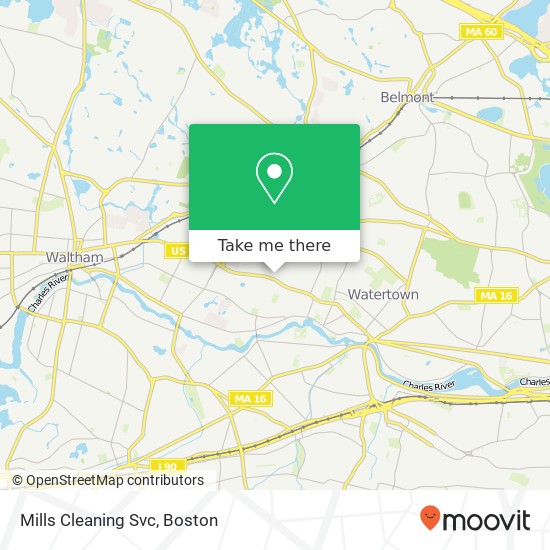 Mapa de Mills Cleaning Svc