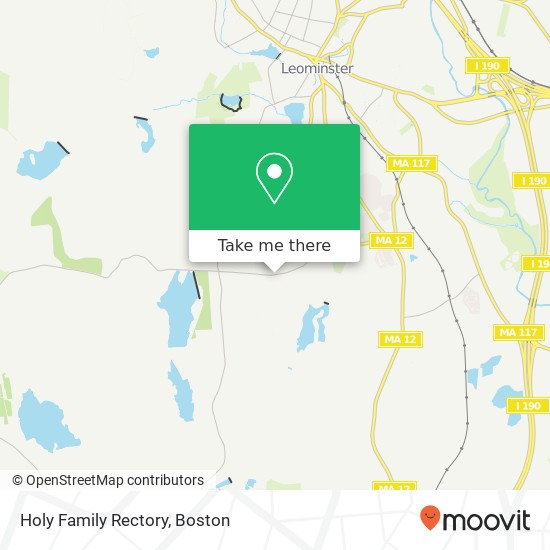 Mapa de Holy Family Rectory