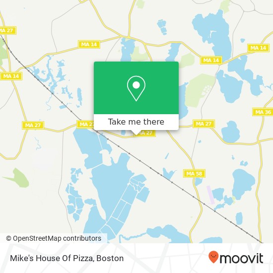 Mapa de Mike's House Of Pizza