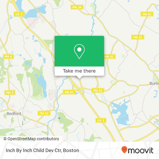 Mapa de Inch By Inch Child Dev Ctr