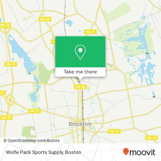 Mapa de Wolfe Pack Sports Supply