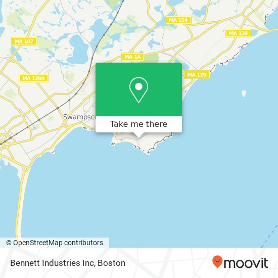 Mapa de Bennett Industries Inc