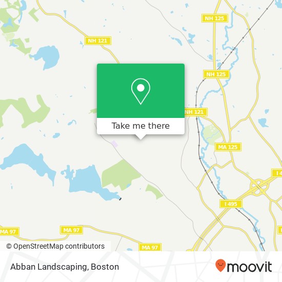 Abban Landscaping map