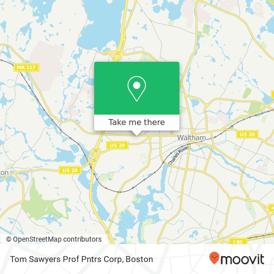 Tom Sawyers Prof Pntrs Corp map