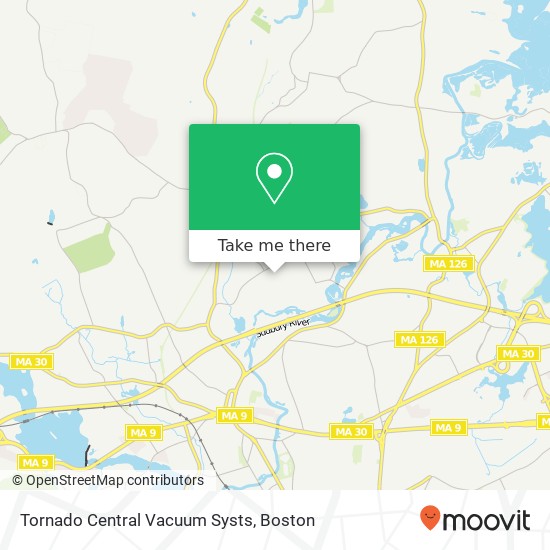 Tornado Central Vacuum Systs map
