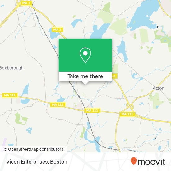 Mapa de Vicon Enterprises