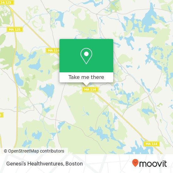 Genesi's Healthventures map