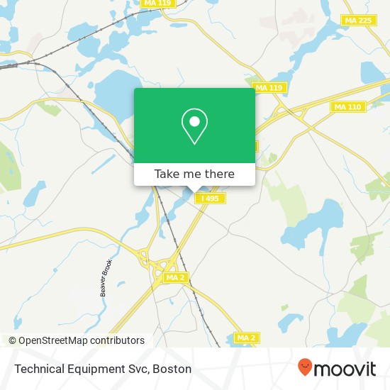 Technical Equipment Svc map