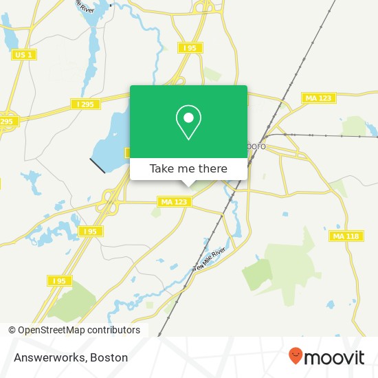 Answerworks map