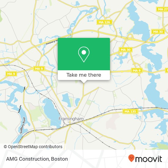 AMG Construction map