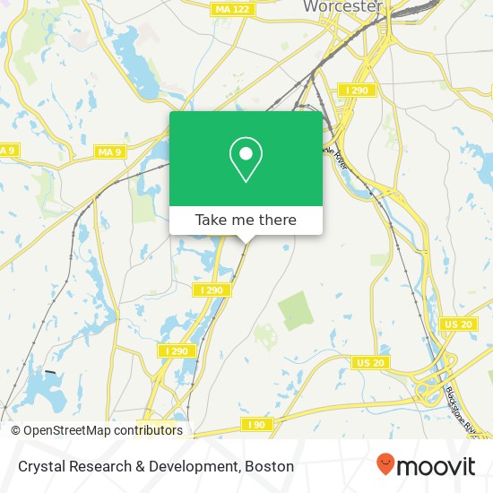 Mapa de Crystal Research & Development