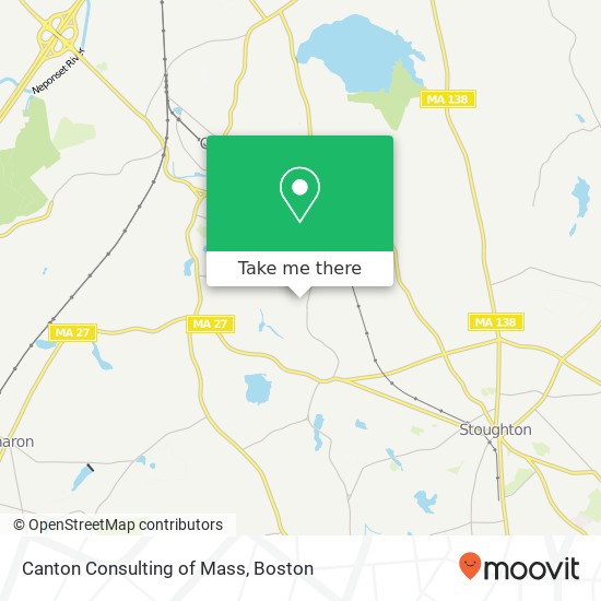 Canton Consulting of Mass map