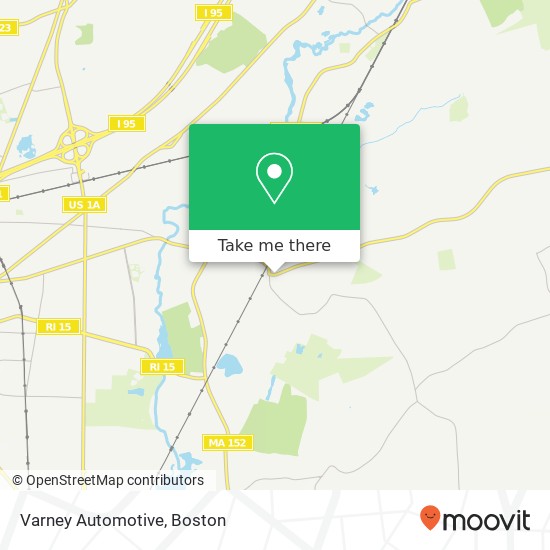 Varney Automotive map