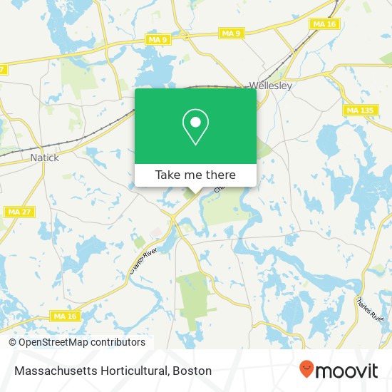 Massachusetts Horticultural map