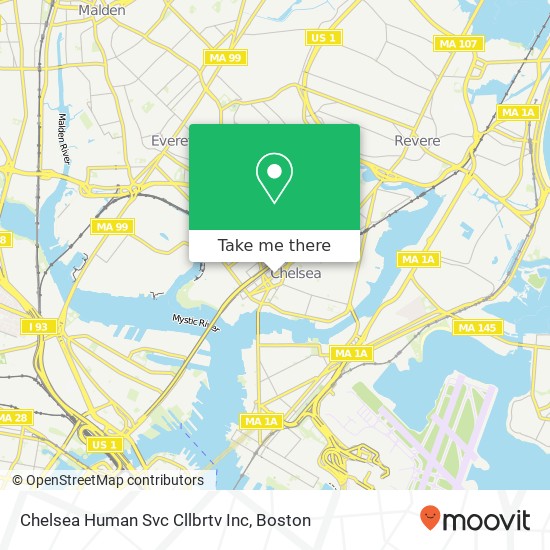 Chelsea Human Svc Cllbrtv Inc map