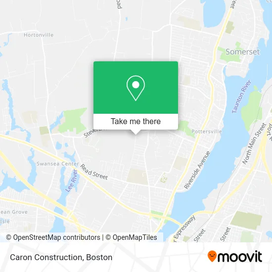 Caron Construction map